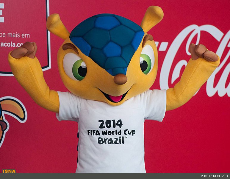 نماد جام جهانی 2014 رونمایی شد + عکس
